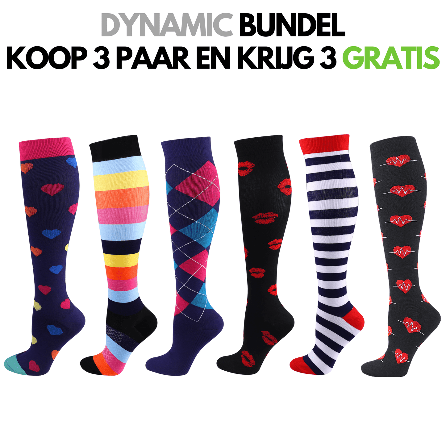 FitCompres - Dames Compressiekousen