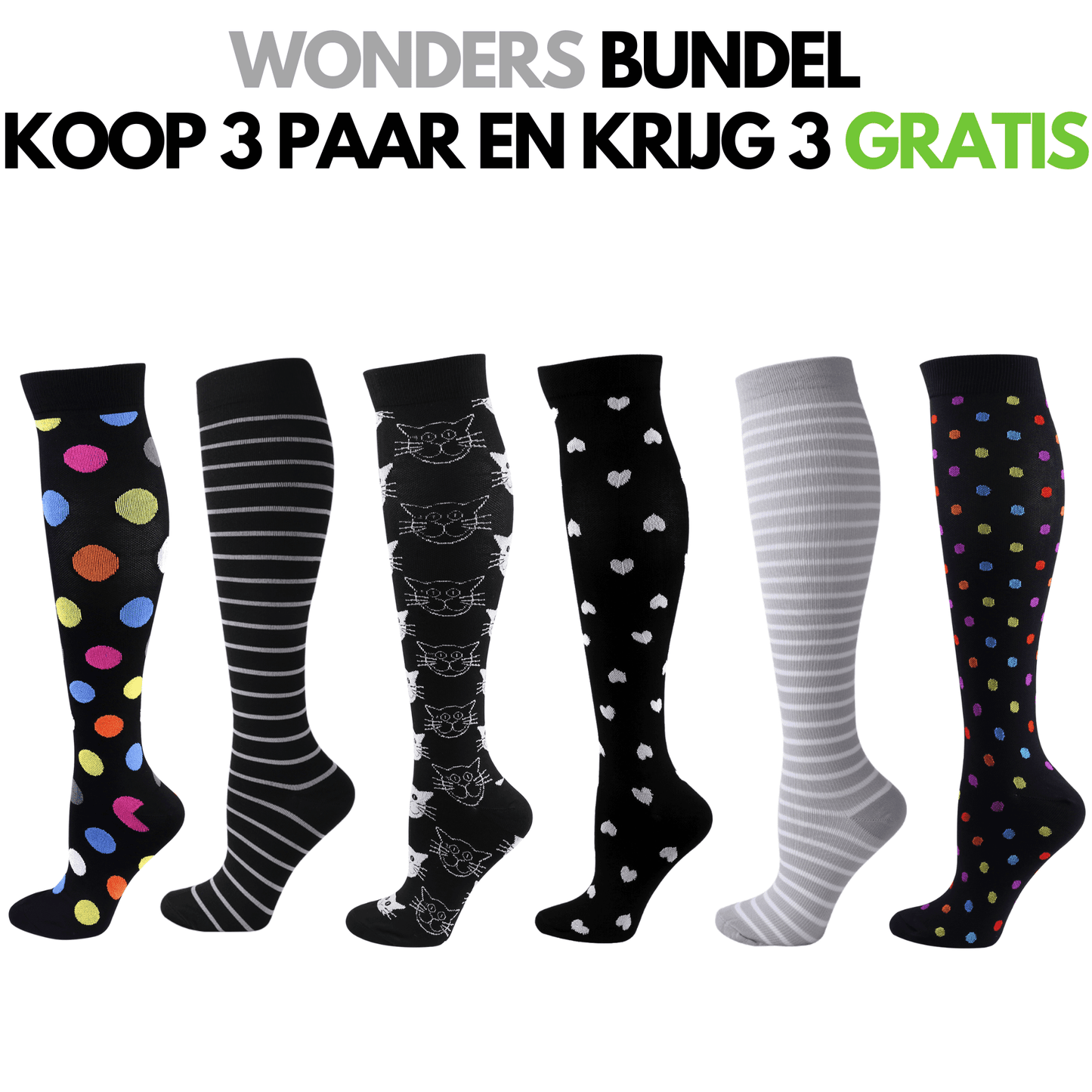 FitCompres - Dames Compressiekousen