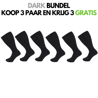 FitBee Nederland - FitCompres - Dames Grote maten Compressiekousen-  Koop 3 paar en krijg 3 paar GRATIS / Intensity / 2XL - Kuit: 45 - 58 cm, Koop 3 paar en krijg 3 paar GRATIS / Intensity / 3XL - Kuit: 58 - 68 cm, Koop 3 paar en krijg 3 paar GRATIS / Intensity / 4XL - Kuit: 68 - 81 cm, Koop 3 paar en krijg 3 paar GRATIS / Dark / 2XL - Kuit: 45 - 58 cm, Koop 3 paar en krijg 3 paar GRATIS / Dark / 3XL - Kuit: 58 - 68 cm, Koop 3 paar en krijg 3 paar GRATIS / Dark / 4XL - Kuit: 68 - 81 cm