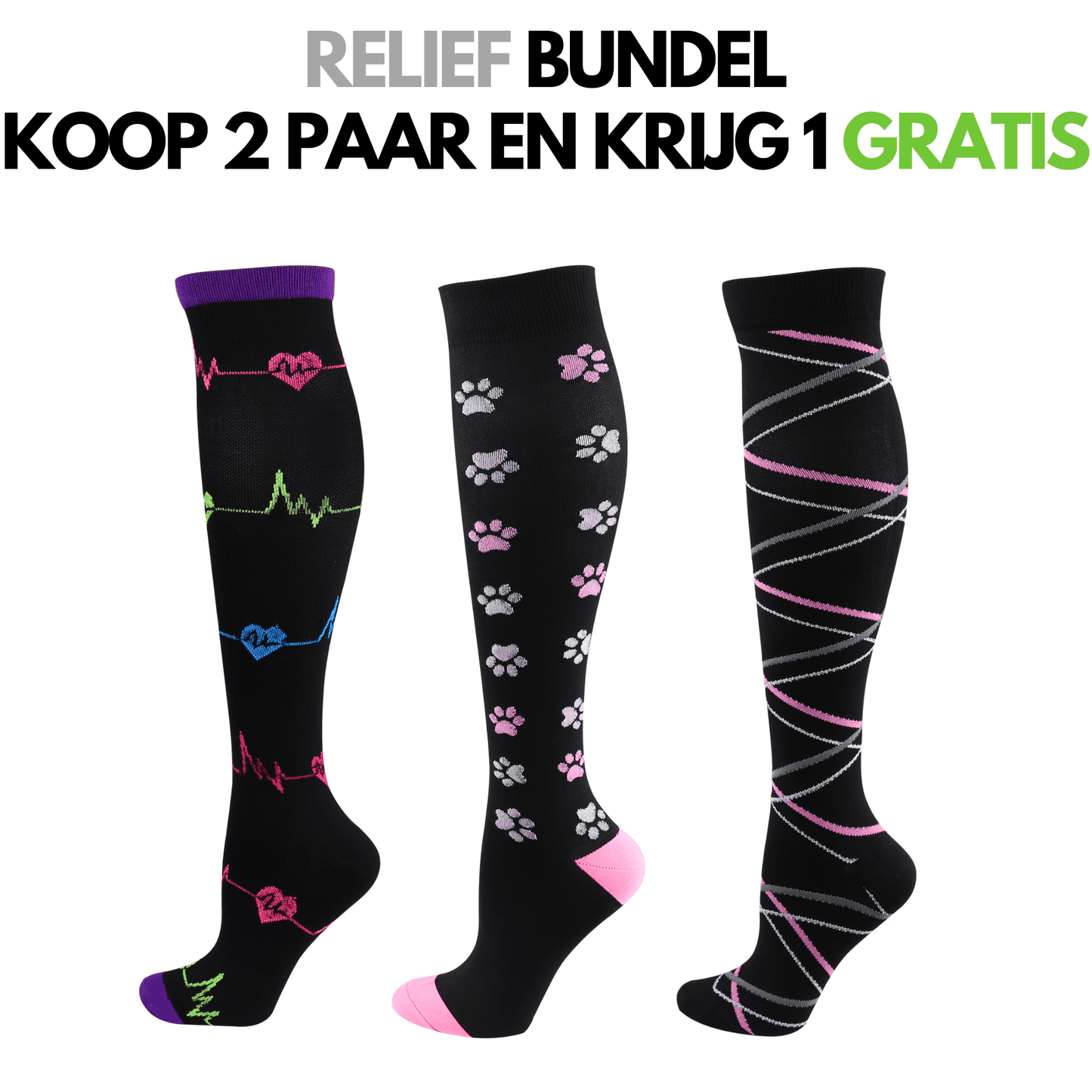 FitCompres - Dames Compressiekousen